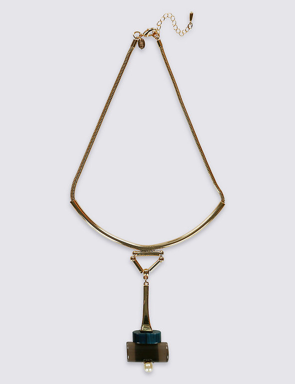 Resin Swinger Torque Necklace Image 1 of 2