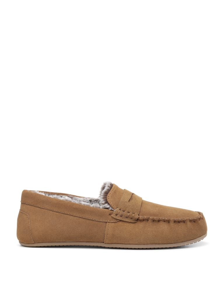 M&s moccasin slippers ladies shop