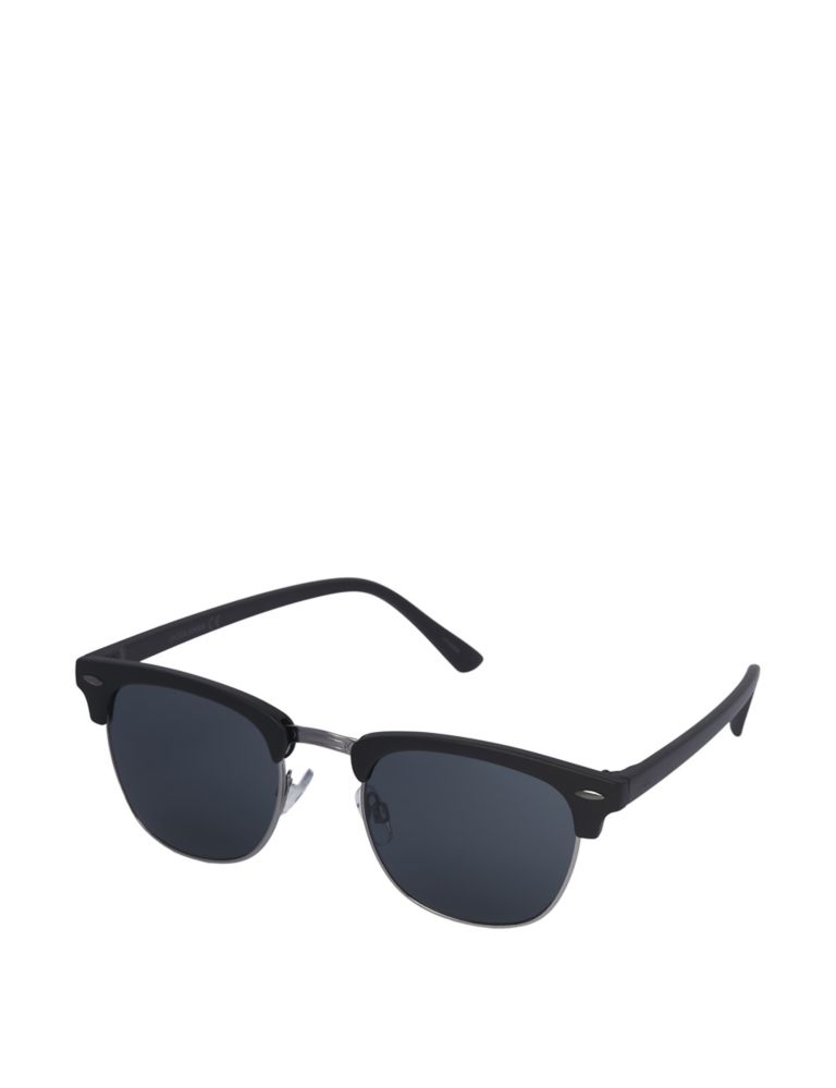 Retro Semi Rimless Sunglasses 2 of 3