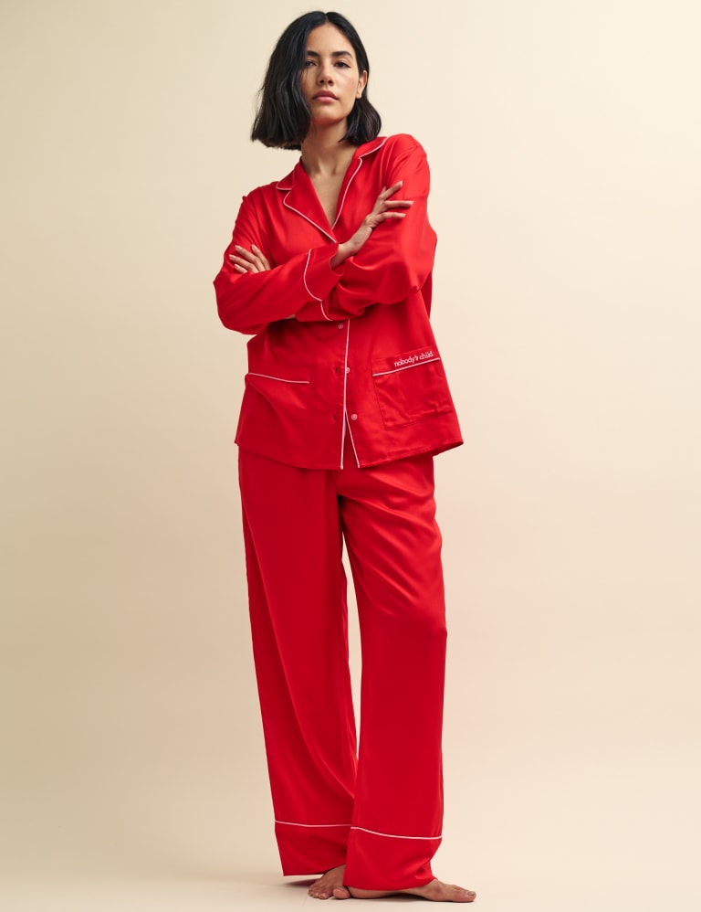 M & cheap s satin pyjamas