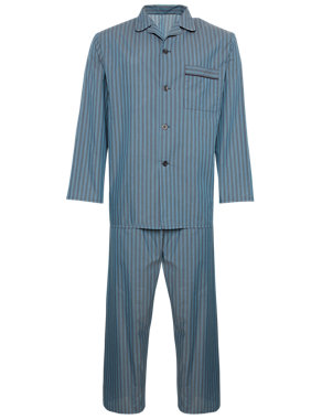 Revere Collar Striped Pyjamas Image 2 of 5
