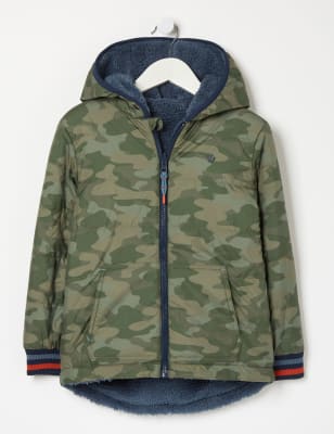 dkny camouflage coat