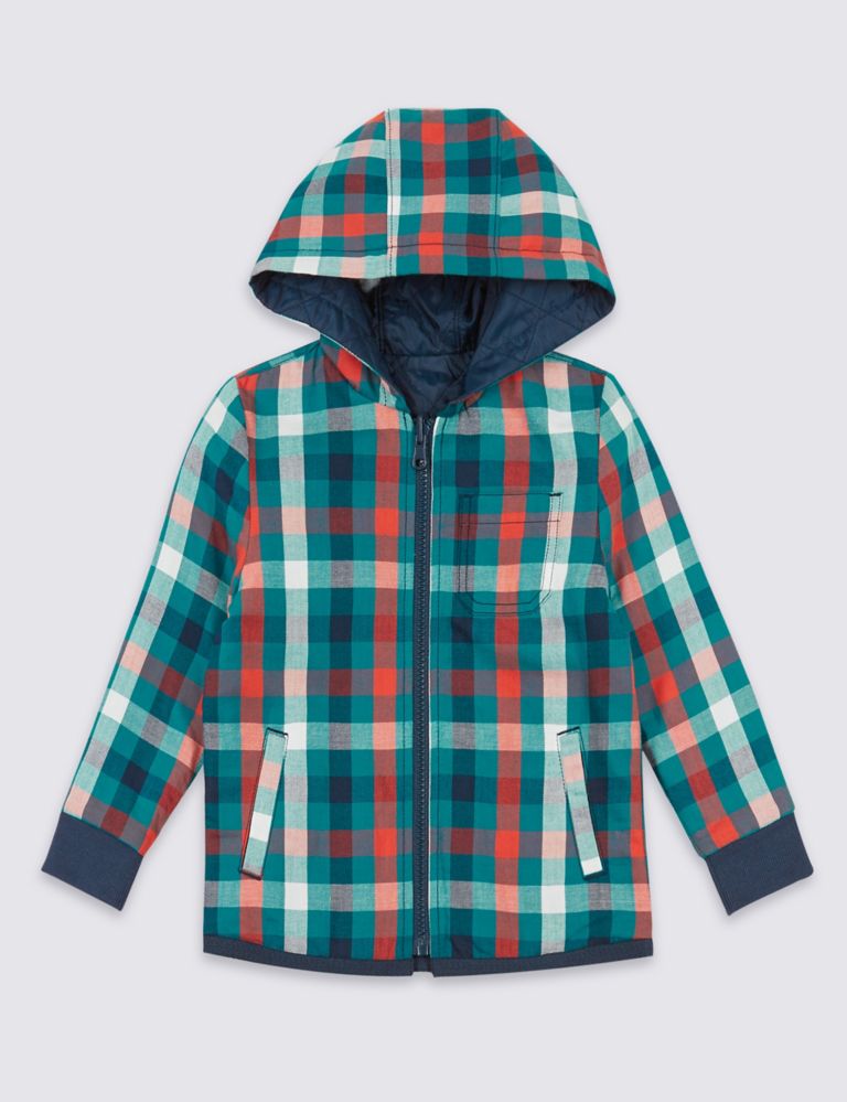 Reversible Hooded Shirt (3 Months - 5 Years) 1 of 2