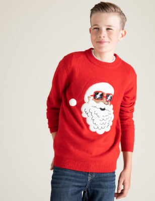 Santa Sequin Long Sleeve Sweatshirt – HUE