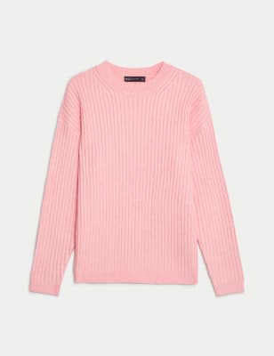 Marks and spencer pink on sale jumpers