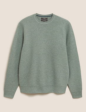 Ribbed Crew Neck Jumper Image 2 of 6