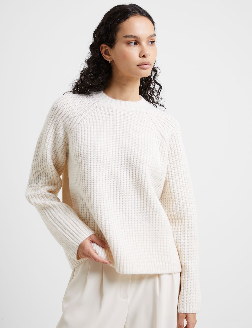 Ribbed Crew Neck Jumper | French Connection | M&S