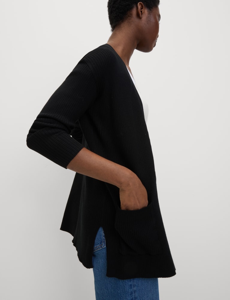 M&s long black cardigan deals