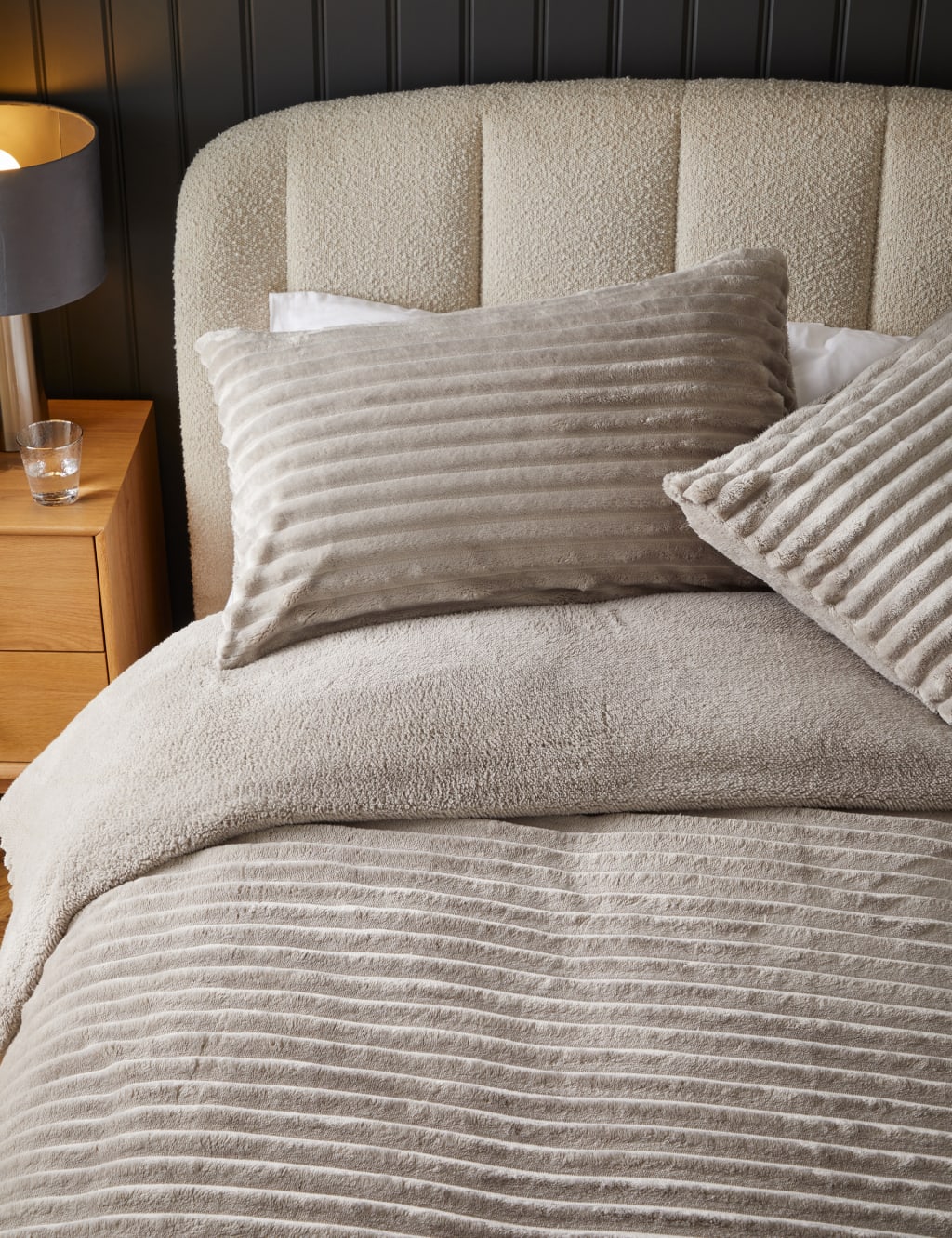 Ribbed teddy bedding sales