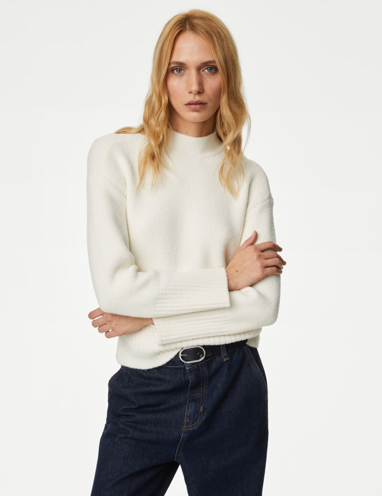 Marks and spencer outlet funnel neck jumper