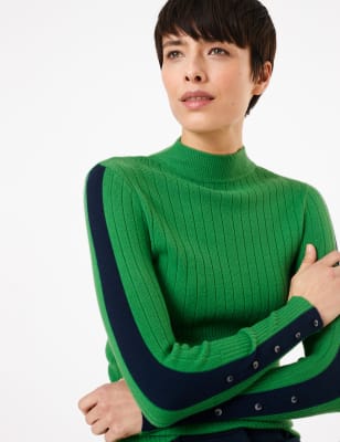 Marks and spencer outlet funnel neck jumper