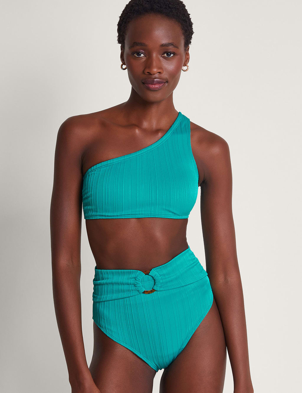 Crop top top high waisted bikini
