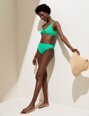 high leg high waist bikini bottoms