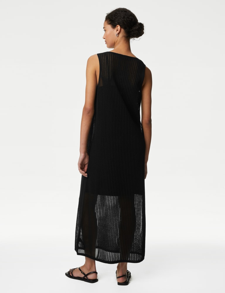 M&s black maxi sale dress