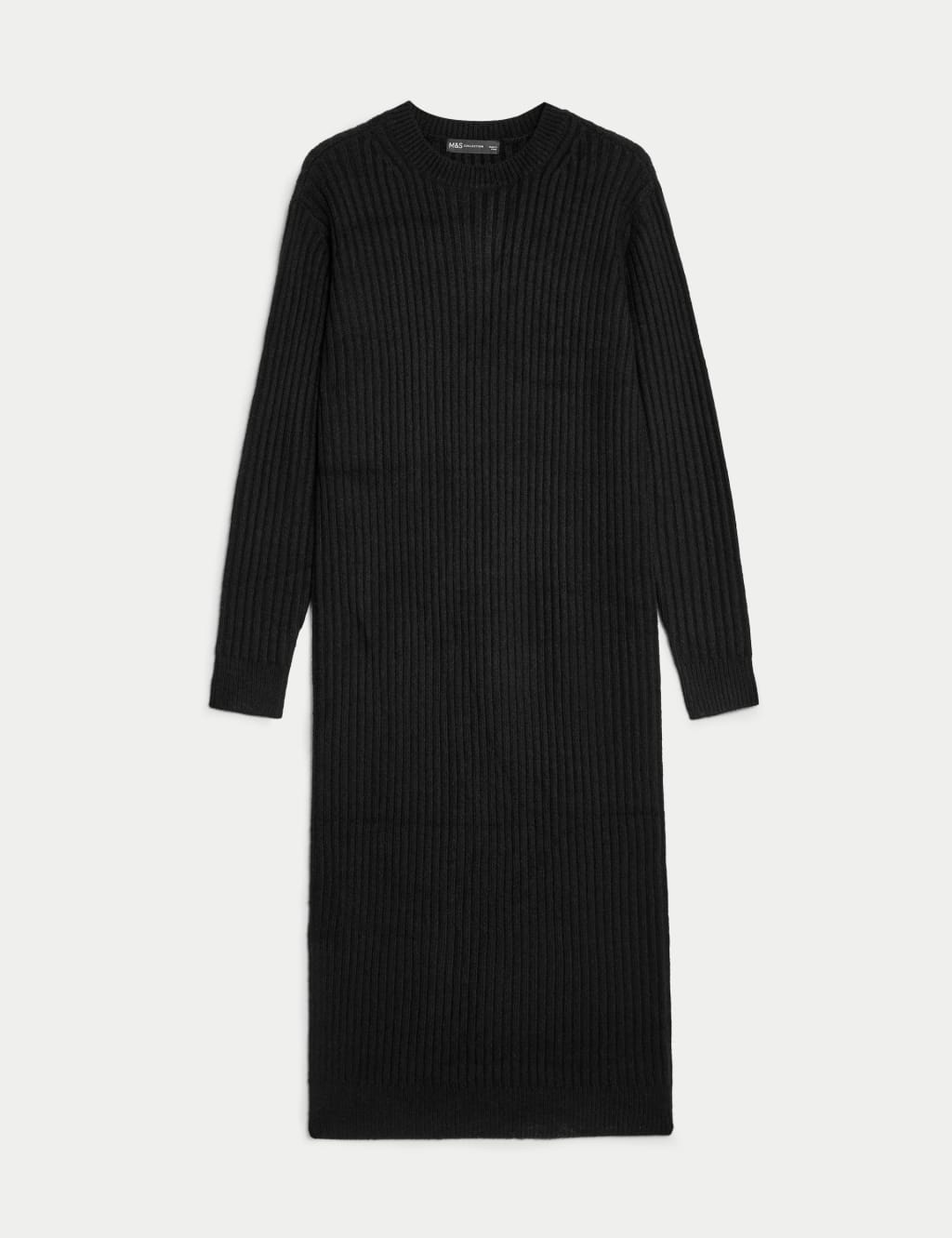 Ribbed Knitted Midi Dress | M&S Collection | M&S