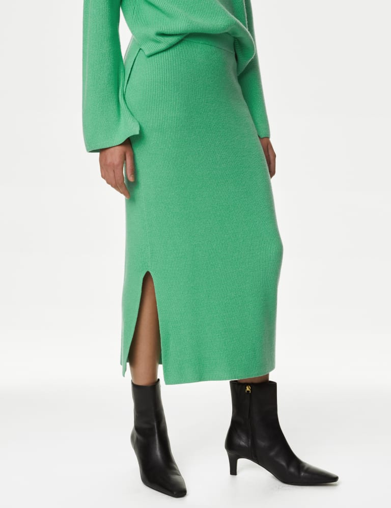 Bebe knit top midi skirt