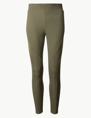 Members Mark Gray Ribbed Leggings  Ribbed leggings, Members mark, Leggings