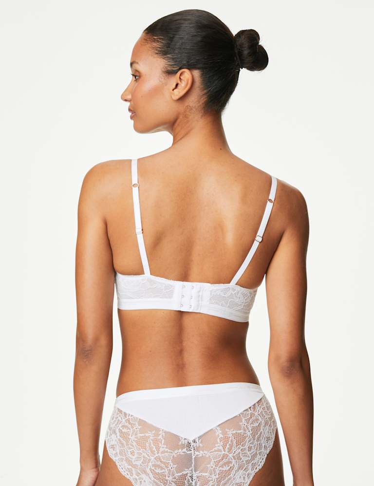 Ribbed Lounge Non-Wired Plunge Bra A-E 4 of 9