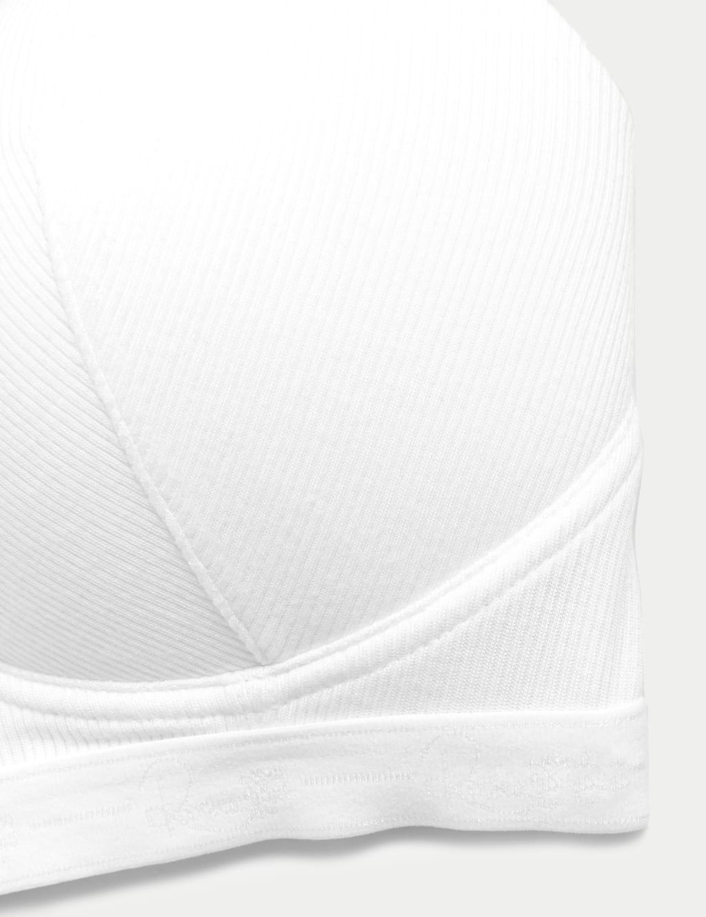 Ribbed Lounge Non-Wired Plunge Bra A-E 6 of 9