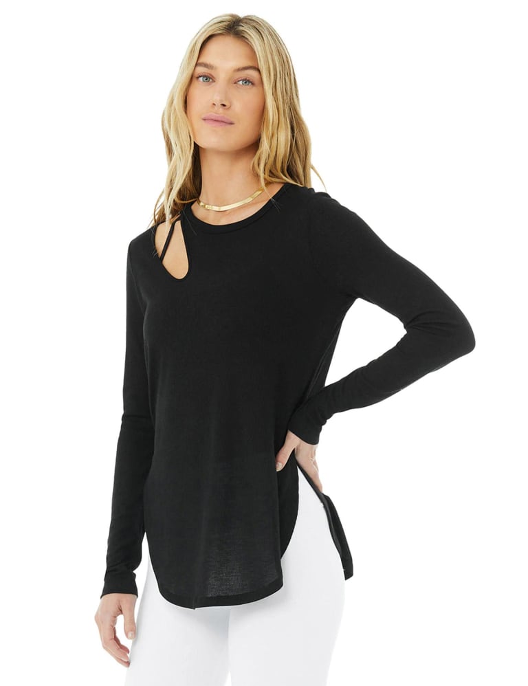 Alo falls long sleeve top shop