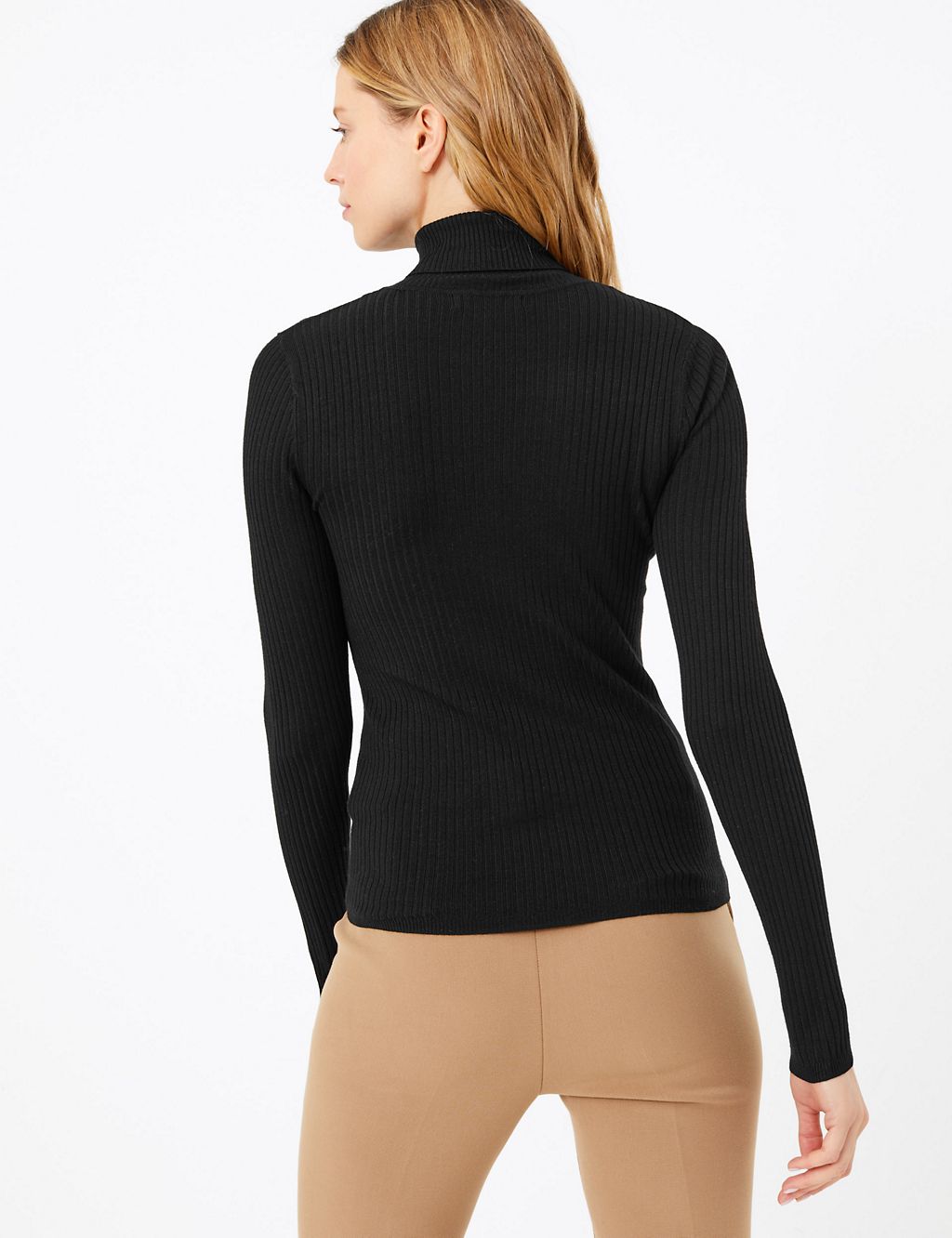Ribbed Roll Neck Jumper 4 of 5