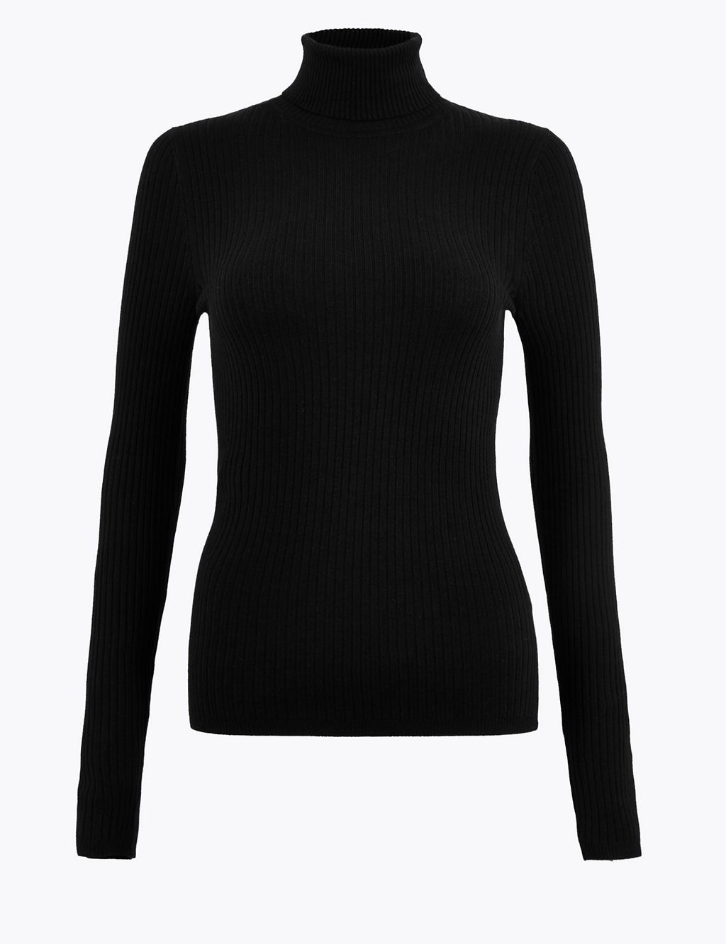 Ribbed Roll Neck Jumper 1 of 5