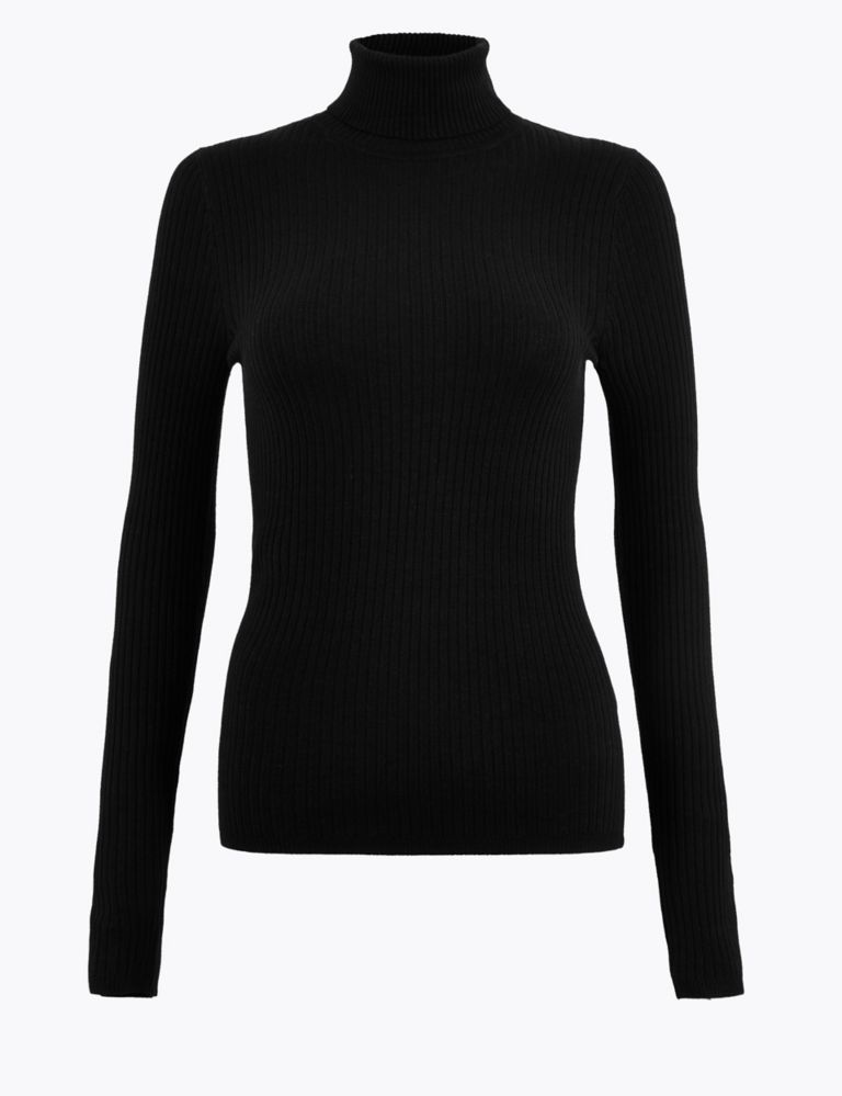 Ribbed Roll Neck Jumper 2 of 5