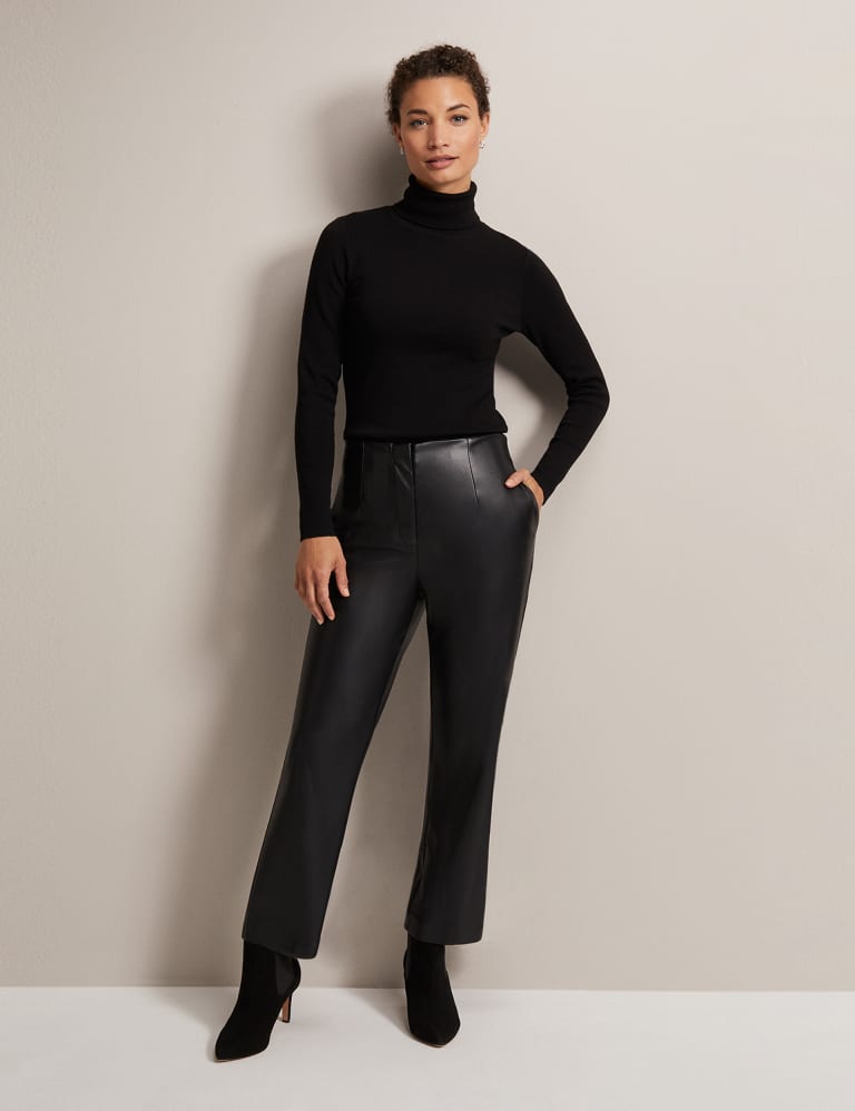 Ribbed Roll Neck Jumper