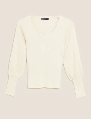 Scoop on sale neck jumper