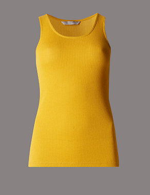 Ribbed Top with Modal Image 2 of 4