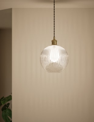 Glass shade deals ceiling light