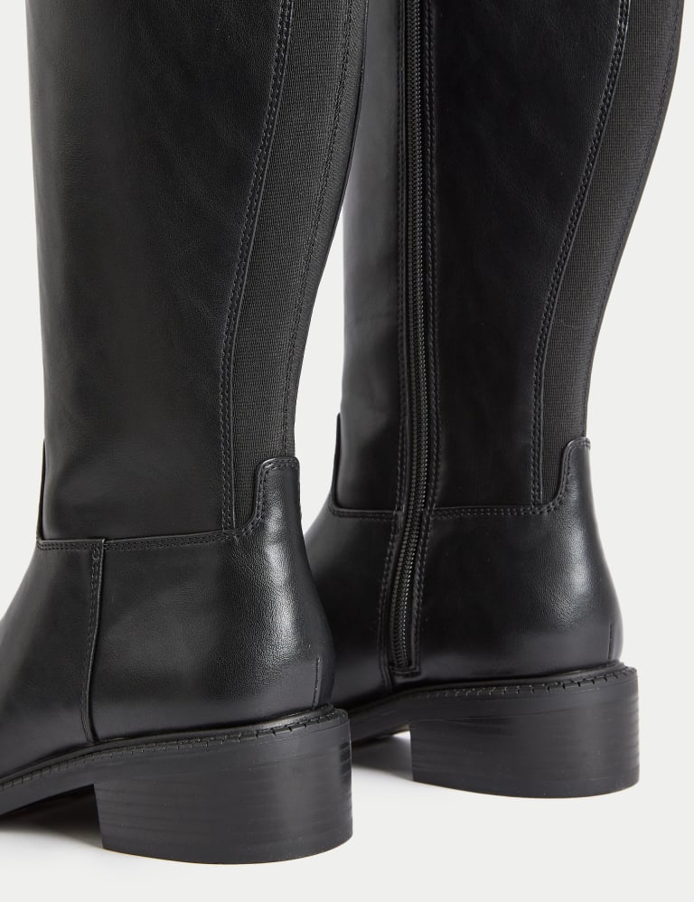 Riding Flat Knee High Boots