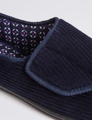 Riptape Corduroy Slippers with Thinsulate M S Collection M S