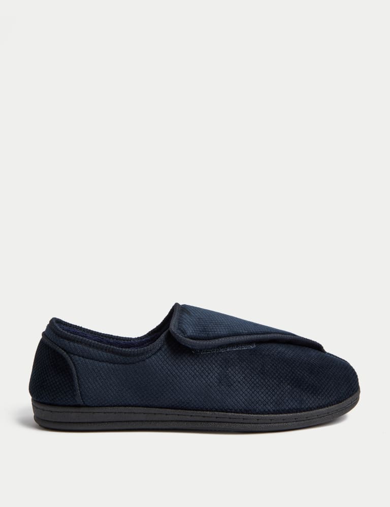 M&s mens wide fit slippers hot sale