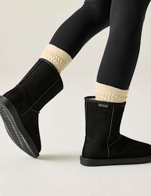 Chaussons Mules Imperméables Regatta Risley Pour Femme - Doublure Polaire, Semelle TECFOAM - Pour Intérieur Et Extérieur