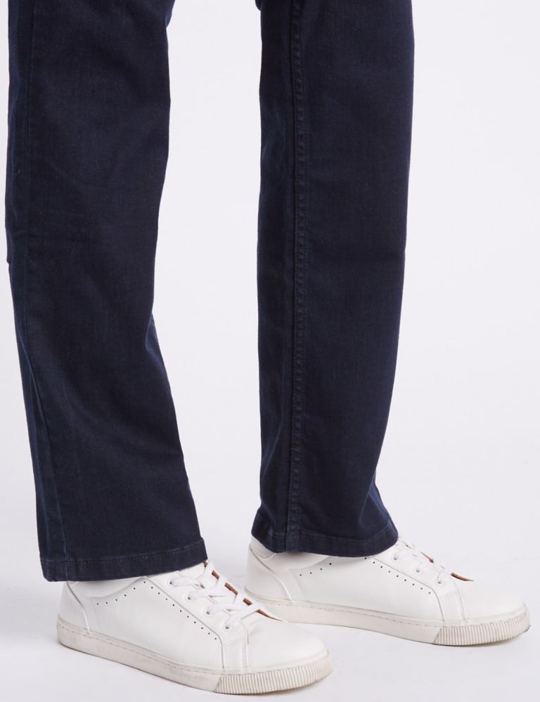 Rivet Detail High Waist Straight Leg Jeans 7 of 7