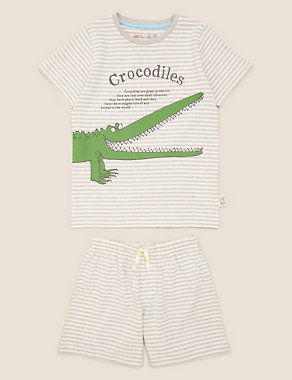 Roald Dahl™ & NHM™ Crocodile Pyjama Set (1-10 Yrs) Image 2 of 6
