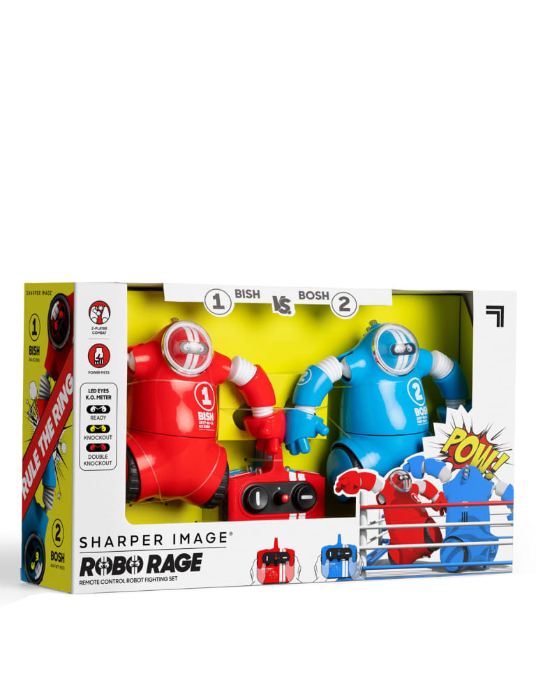 Robo Rage Robot Fighting Set 6 Yrs Sharper Image M S