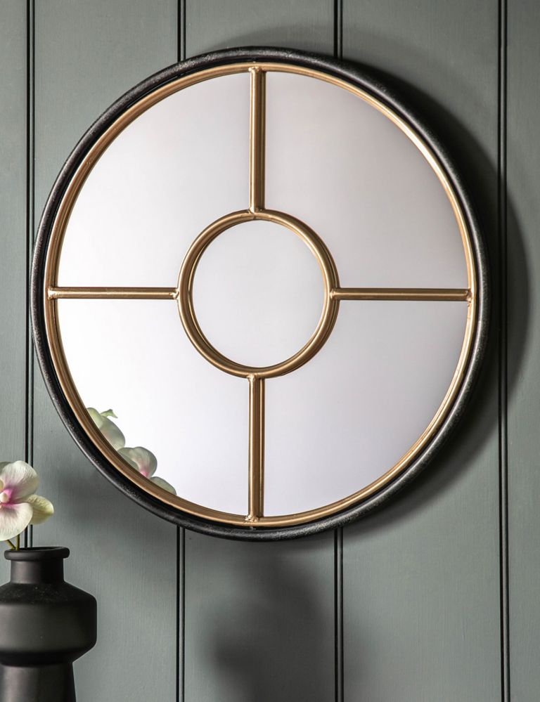 Rocca Round Hanging Wall Mirror 3 of 5