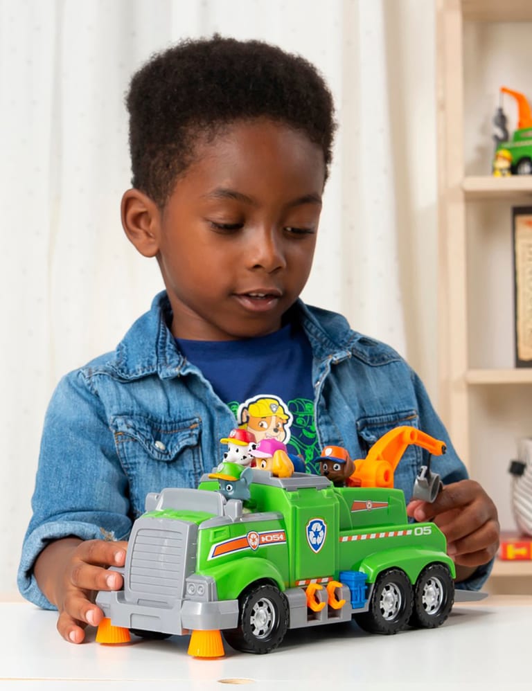 Paw patrol ultimate 2025 rescue rocky recycling truck
