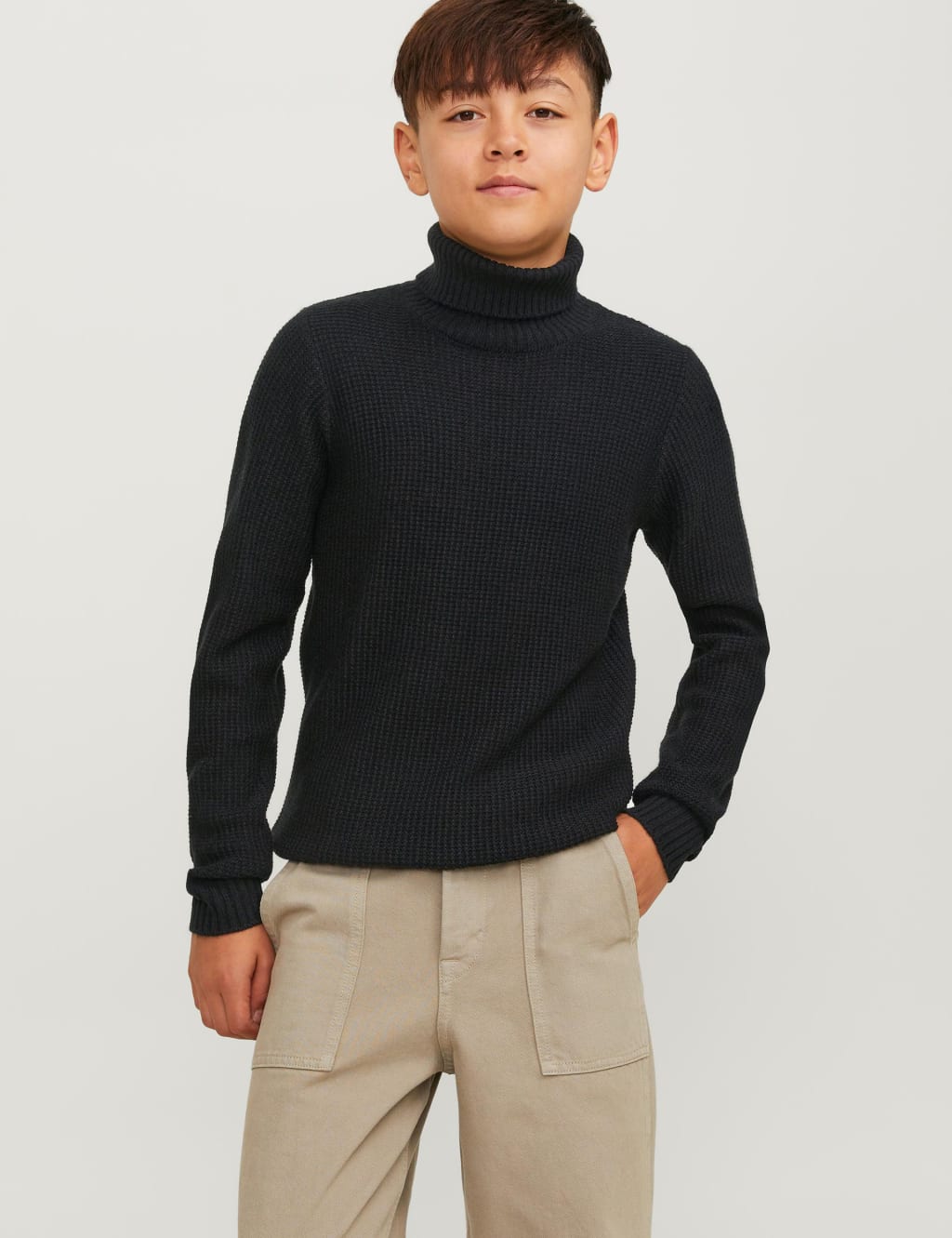 Roll Neck Jumper 8 16 Yrs JACK JONES JUNIOR M S