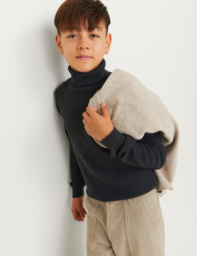 Roll Neck Jumper 8 16 Yrs
