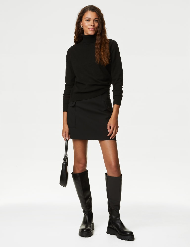 Black polo neck discount marks and spencer