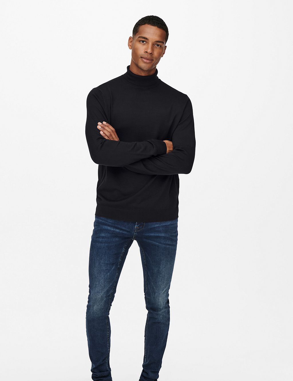 Roll Neck Jumper | ONLY & SONS | M&S