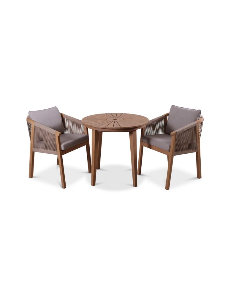 Roma 2 Seater Bistro Table & Chairs 2 of 6