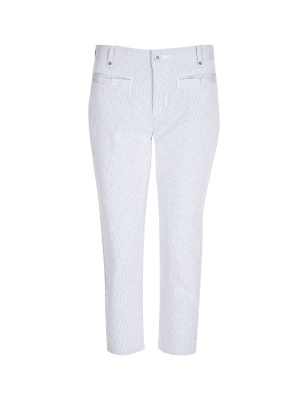 mens striped cropped trousers