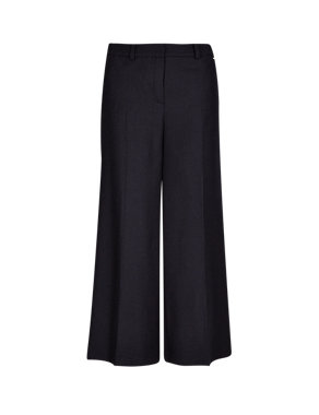 Roma Rise Cropped Trousers with Wool Image 2 of 4