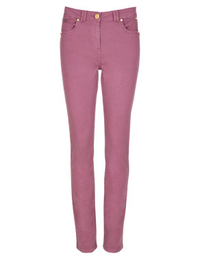 Roma Rise Slim Leg Belted Jeans Image 2 of 5