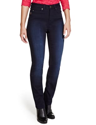 roma rise slim leg jeans