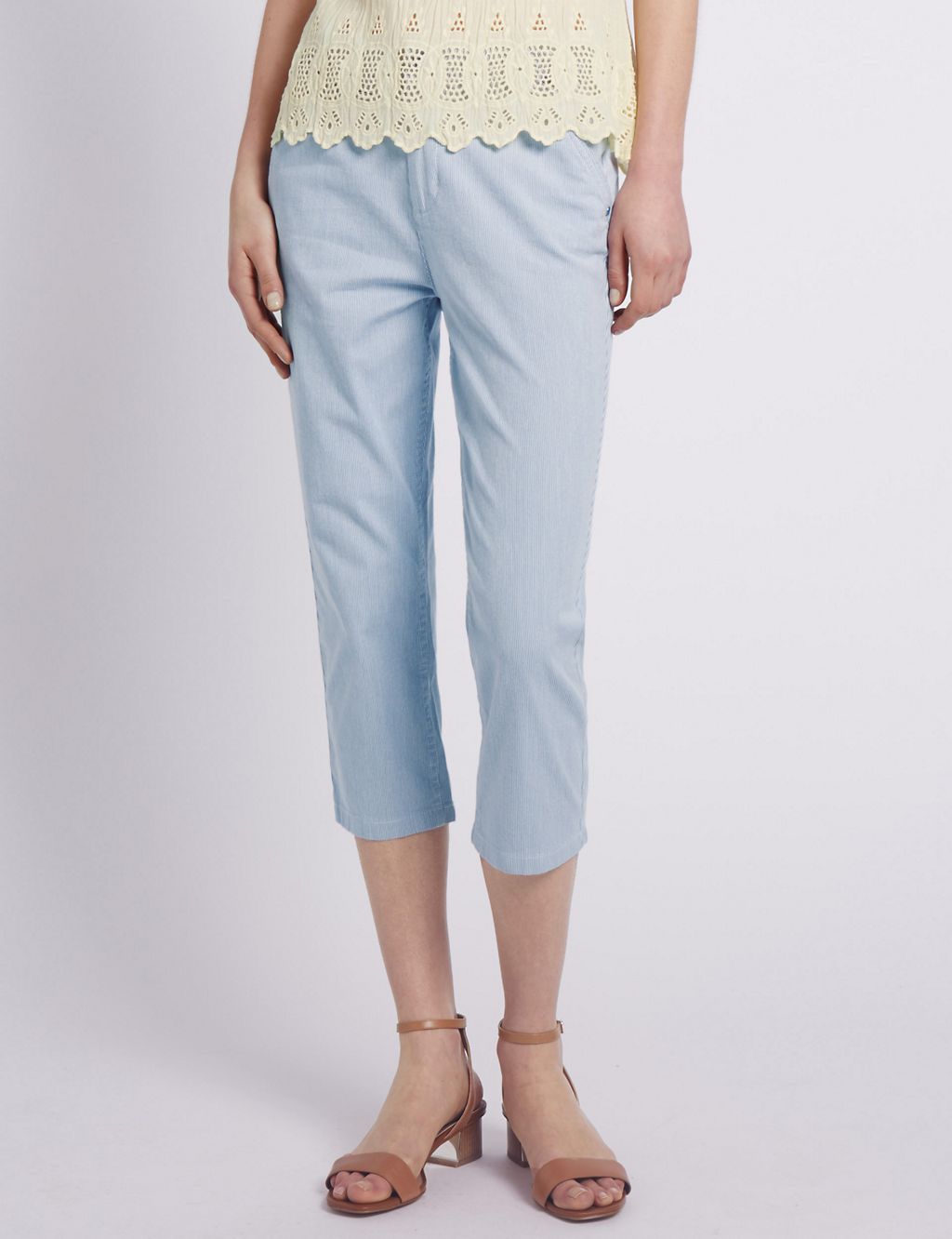 Roma Rise Straight Leg Cropped Jeans 3 of 3